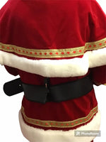 Newest Deluxe Velvet Santa Claus Costume Professional Santa Costume Christmas Clause Suits Adult Festival Outfit with Hat