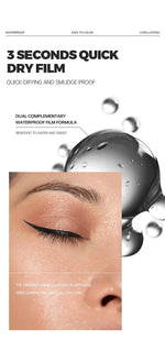 Quick-dry Eyeliner Pencil Makeup Long Lasting Smooth Matte Eye Liner Waterproof Anti Smudge Liquid Eyeliner Pen Eyes Cosmetics
