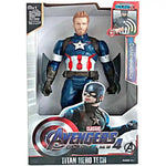 Action Toy 30cm Marvel Avengers Toy Thanos Hulk Spiderman Iron Man Captain America Thor Black Panther With Sound And Light