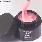 KODIES GEL Acrylic Builder Nail Gel for Extension 30g Blush Pink Soft Hard Construction Gel Semi Permanent UV Manicure Nail Art