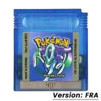 Pokemon Red Blue Crystal Golden Green Silver Yellow GBC Game Card 16 Bit Video Game Cartridge Console Cards For GB/SP