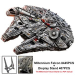 In Stock The Large Millennium Ship Falcon 8445pcs Building Blocks Bricks Compatible 75192 Toys For Kids Birthday Christmas Gifts