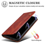 Leather Flip Wallet Case For Samsung Galaxy S25 S23 S22 S21 S20 FE S24 Plus S25 Ultra Book Case Cards Holder Funda Protect Cover