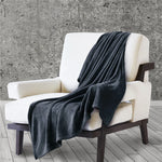 Spring Winter Winter Flannel Blanket Fluffy Warm Soft Sofa Cover Bedspread Solid Blue Black Coral Fleece Plush Blankets For Beds