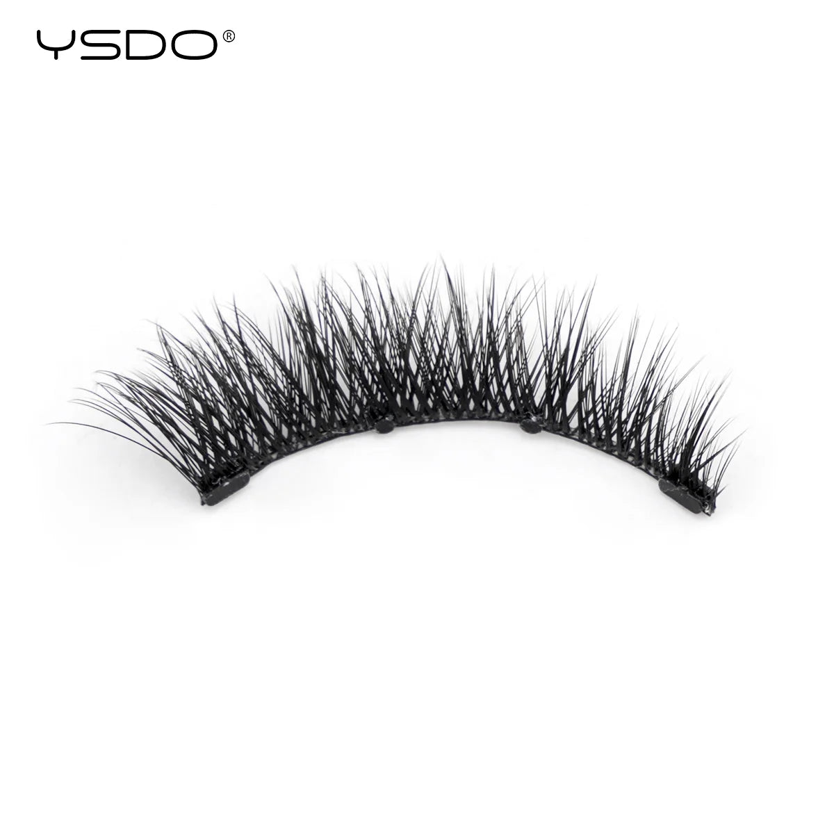 YSDO Magnetic Eyelashes Reusable Winged Magnetic 3D Mink lashes Long-Lasting No Glue Needed False Eyelashes with Tweezer Makeup