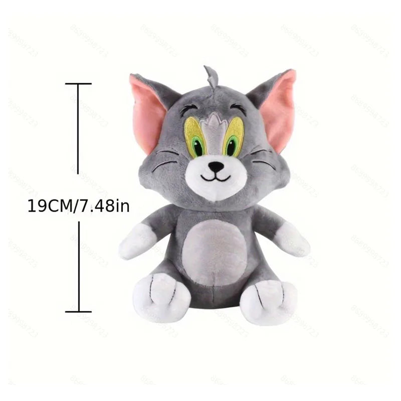 Anime Tom And Jerry Plush Toy Cartoon Movie Figures Cat Mouse Cute Plushies Stuffed Animal Doll Toys For Kids Gift Free Shipping