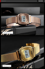 SKMEI 1901 Luxury Small Dial Digital Women Watch Ladies Calendar Waterproof Lady Sports Wristwatches Girl Clock 1252 Reloj Mujer