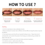 4 Colors Peel Off Lip Liner Waterproof Transfer-proof Lipstic Tattoo Waterproof Long Lasting Matte Velvet Lip Tint Sexy Red Cont