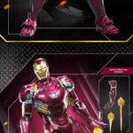 Marvel Iron Man MK46 Assembled Model 10in 1/7 scale Action Figures Reactors can emit light Collect Ornament Boy Toy Gift