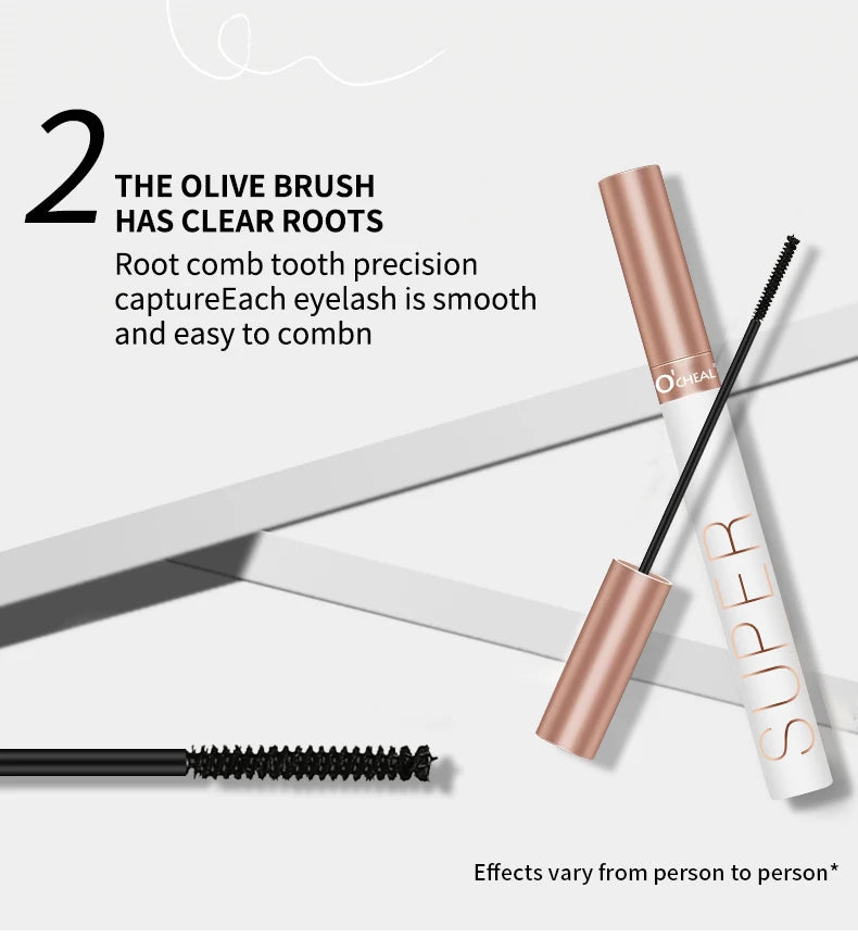 O‘cheal Mascara Black Lash Eyelash Brush 3D Silk Thick Curling Lengthening Eyes Lashes Beauty Makeup Cosmetics Extension Mascara