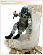 1/6 Action Figure Military Army 30cm Combat Swat Police Soldier With Gun Forces Model Toys