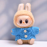 17cm Cute Mini Plush Doll'S Clothes Outfit Accessories For Korea Kpop Exo Labubu Idol Dolls Sweater Clothing DIY Kids Girl Gift