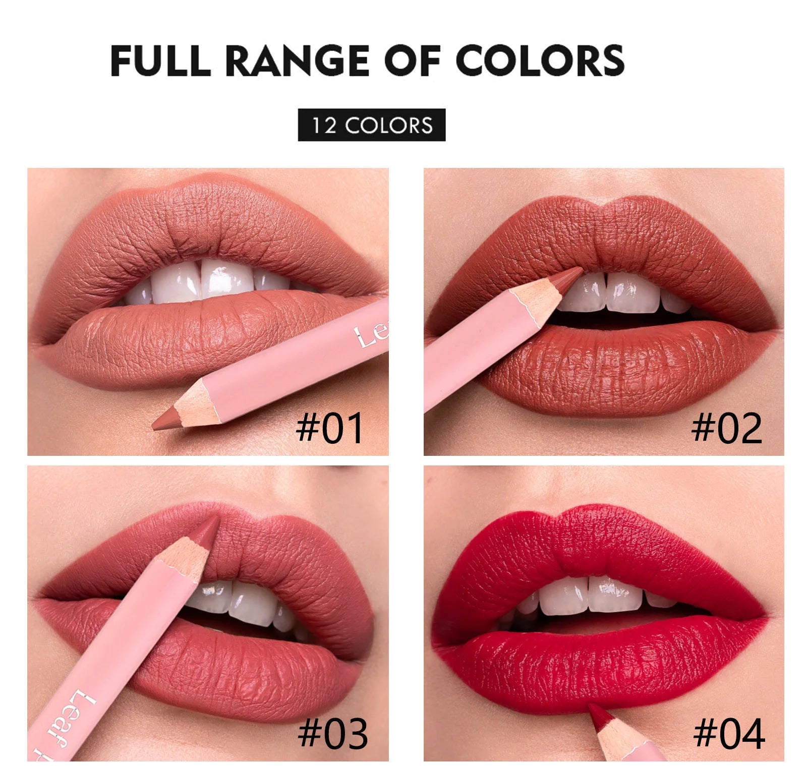 12Color Matte Lipliner Pencil Waterproof Plumping Stain Lipstick Natural Nude Pink Lip Liner Pro Outline The Lips Contour Makeup