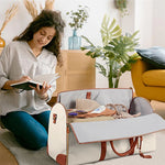 Travel Luggage Bag with Shoe Compartment Large Capacity Portable Duffle Bag Women's Foldable Suitbag Waterproof Clothes Totes