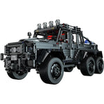 1:8 Scale Off-Road Pickup Truck Building Kit – Black SUV Model | Advanced Collector Set for Adults
