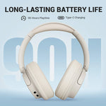 Oneodio SuperEQ V16 Wireless Headphones Bluetooth 5.3 Over Ear Headset With Mic Bass/Pop Mode Hi-Res Foldable Headphones 90H