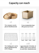 40L 220V Professional Bread Fermenter Kitchen Dough Yogurt Bread Fermentation Machine Humidity Control High Efficiency Household