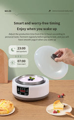 Electric Mini Yogurt Maker Automatic Multifunctional Yogurt Machine Kitchen Rice Wine Maker Natto Fermenting Machine Household