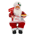 50cm Sitting Santa Clauses Decoration Fashionable Vivid Christmas Handiworks For Office