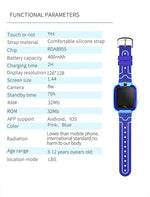 OPPO Kids Smart Watch SOS GPS Location Tracke Sim Card Call Child SmartWatch Camera Waterproof Watch Gift For Ios Android 2026