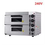 Commercial Double-Layer Kitchen Utensils, Pizza Bread Baking Machine, Household Electric Oven Machine