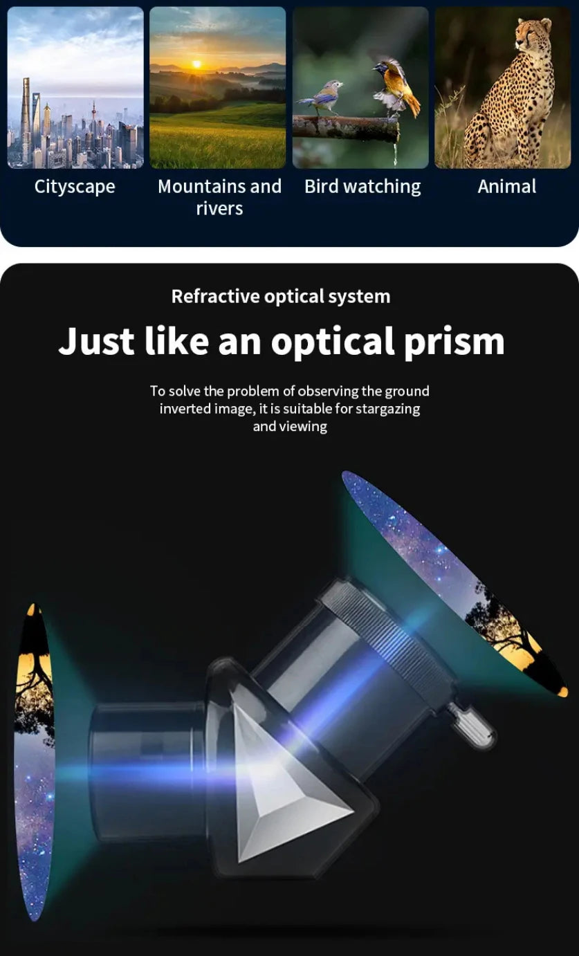 BORWOLF  F40070M  Professional High-definition Astronomical Telescope 200X To See The Moon and Stars Bird Watching Monocular