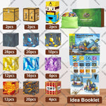 Magnetic Building Blocks Mine World Magnet Cube Set for Boy Girl Kid Age 3+ DIY Model Children STEM Educational Sensory Toy