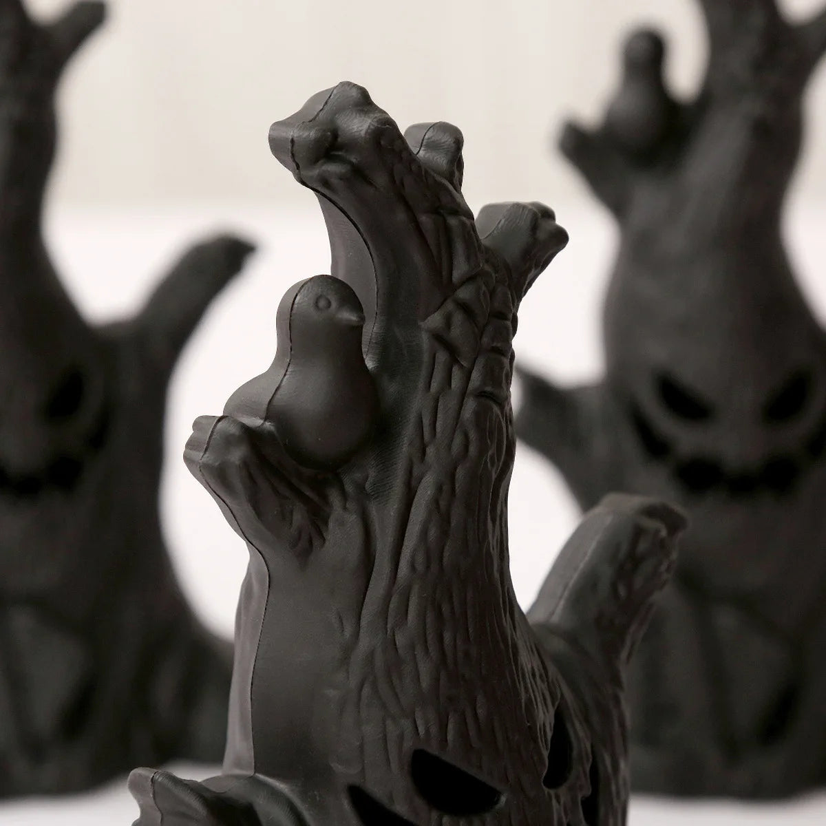 Halloween Decoration Ghost Tree Led Night Glow Ghost Lantern Ghost Face Tree Stump Lantern Festival Atmosphere Horror Decoration