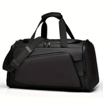 Large capacity multifunctional luggage bag with multiple compartments, suitable for fitness, travel, and overnight travel