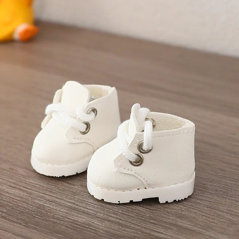 For Ropa LABUBU 15/17cm Cotton Dolls Shoes Toys Casual Sports Canvas Shoes Martin Boots Dolls Accessories for labubu outfits