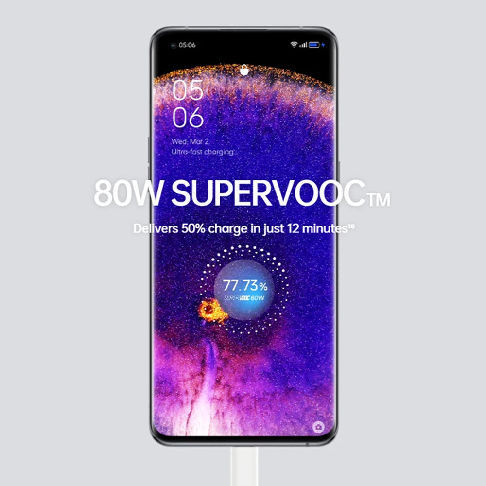 Global Version OPPO Find X5 Pro 5G Smartphone Snapdragon 8 Gen 1 5000mAh Battery 80W SUPERVOOC 50MP Main Camera 120Hz Screen