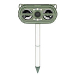 High Effective Solar Powered Ultrasonic Animal Repeller with PIR Motion Sensor for Outdoor Garden Deterrent