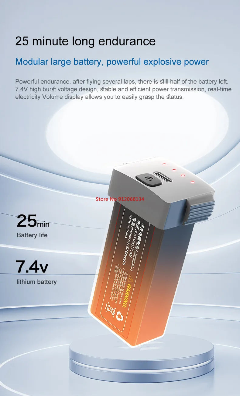 8K ESC 3 Axis Gimbal 360° Obstacle Avoidance WIFI FPV RC Drone 5G Brushless Electric GPS Follow Me Remote Control Quadcopter Toy