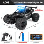 ZWN 1:16 20KM/H RC Car With LED Light 2.4G High Speed Off-Road Climbing 2WD Remote Control Car Toy Gifts for Boys Girls Kids