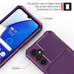 for Samsung Galaxy A12 A52 A72 A13 A33 A53 A73 A14 A34 A54 A24 A25 Case with Card Holder Heavy Duty Leather Flip Wallet Cover