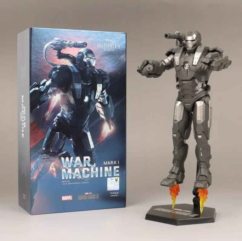 Marvel Avengers ZD Toys Iron Man MK3 MK1 MK6 MK7 MK5 Tony Stark Iron Patriot War Machine Action Figure Ironman Collect Toy Gift
