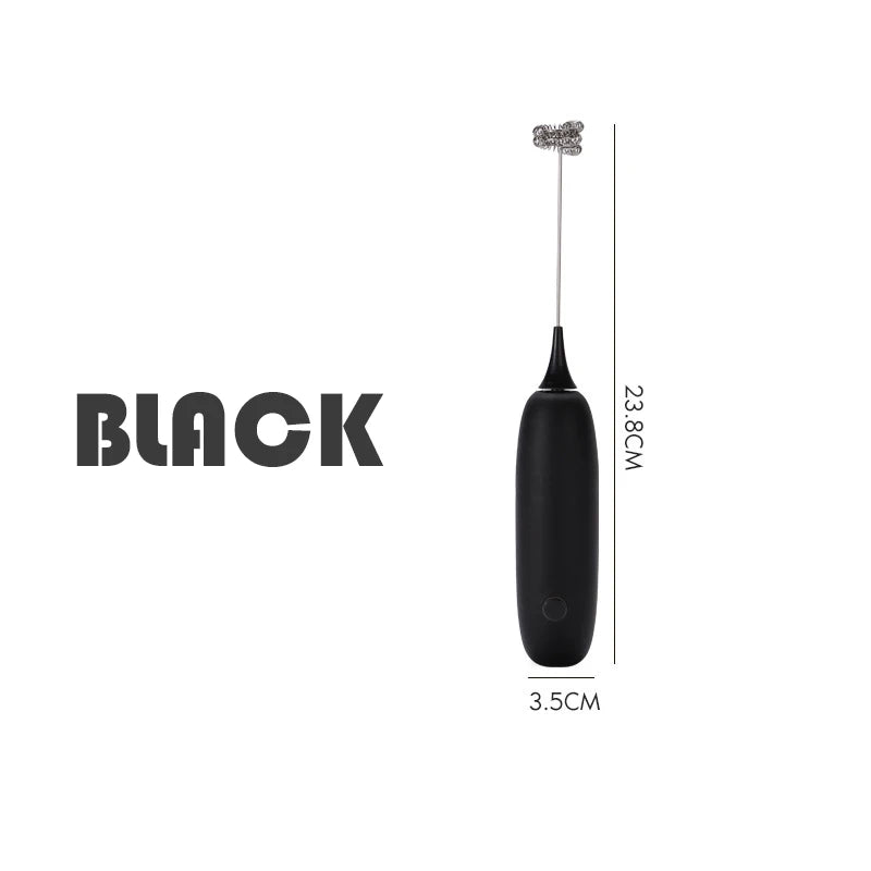 Milk Frother Handheld Cappuccino Maker Coffee Foamer Egg Beater Chocolate Stirrer Mini Portable Food Blender Kitchen Whisk Tool