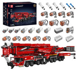 Advanced Motorized Crane Truck Building Set – LTM 11200 Engineering Model with Realistic Functions, Ultimate Gift for Adults & Builders