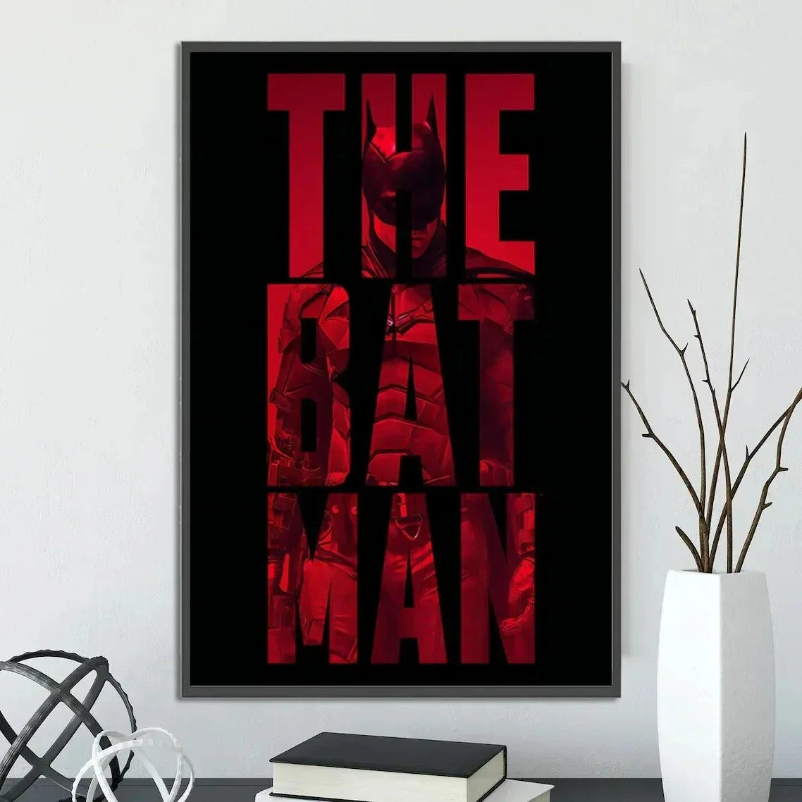 Batman Movie Posters Figures Home Decoration Canvas Painting Wall Art Bedroom Cartoons Decor