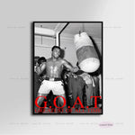 Muhammad Ali Inspirational Boxing Legend Canvas Art Poster  HD Wall Decor for Living Room Home Decor  Classic Motivational Print