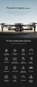 Xiaomi D88 Drone HD 8K Dual Camera Professional Aerial Photography Optical Flow Hovering Gesture Shooting Folding Quadcopter ﻿