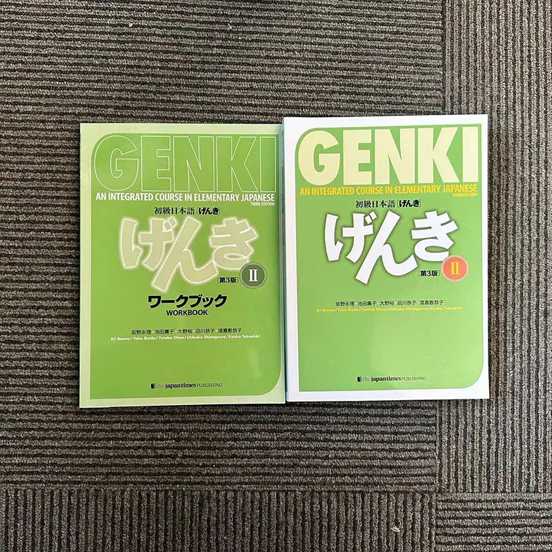 Genki 3rd Edition – An Integrated Course in Elementary Japanese | Textbook & Workbook (English)