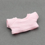 Mini Doll Clothes Outfit Accessories For 15-17cm Labubu V1 V2 V3Labubu Uniform Set Outfit Skirt and Sweater Sunglasses Clothing