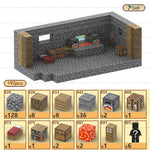 Magnetic Building Blocks Mine World Magnet Cube Set STEM Montessori Sensory Toy for Kids Boys Girls Ages 3+ DIY Model Children