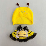 20cm Cotton Doll Lovely Princess Dresses Plush Dolls Clothes Dresses Skirt Decoration Skirt With Cartoon Headband Accessories