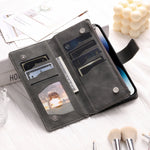 Leather Flip Case For Samsung Galaxy S25 S23 S24 Ultra S22 S21 Plus S20 FE S10 + Note 20 10 9 8 Card Wallet Embossing Phone Bag