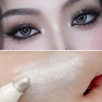 Eye Makeup Highlighter Pencil, Undereye Brightener Pencil, Dual-End Eye Shadow Stick, Smudge-Proof Eye Makeup Face Contouring