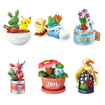 Pokemon Blind Box Toys Miniature Bonsai Scene Pidgeot Dragonair Bulbasaur Growlithe Scizor Doll Toys Collect Ornaments