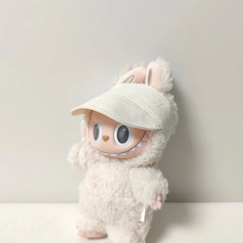 17cm Mini Plush Doll'S Clothes Outfit Accessories For Korea Kpop Exo Labubu Idol overalls pants set Macaron doll Clothing Gift