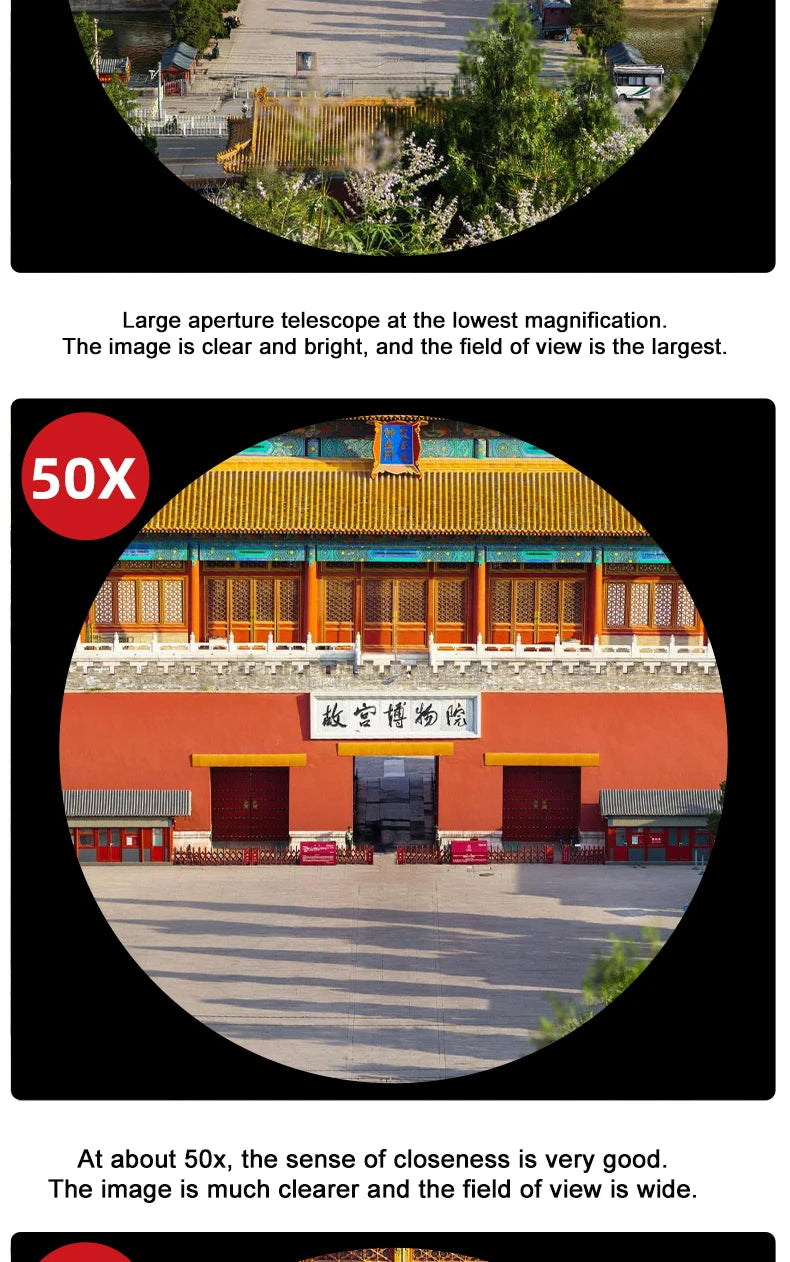 HD 25-75x60 Spotting Scope for Target Shooting with Carrying Pouch BAK4 Monocular Telescope FMC Lens for Hunting Birdwatching